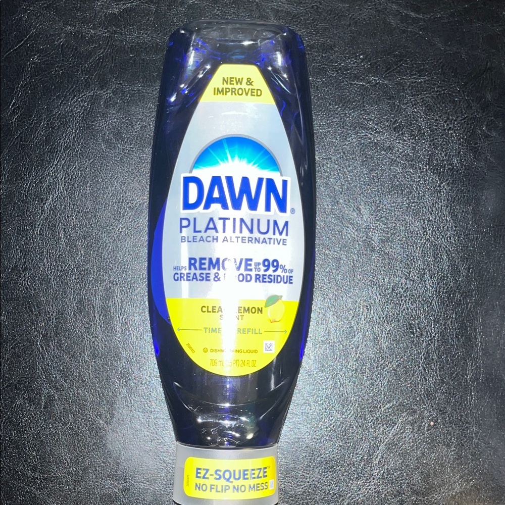 Dawn Platinum Dish Soap - Clear Lemon Scent (Blue/Yellow)
